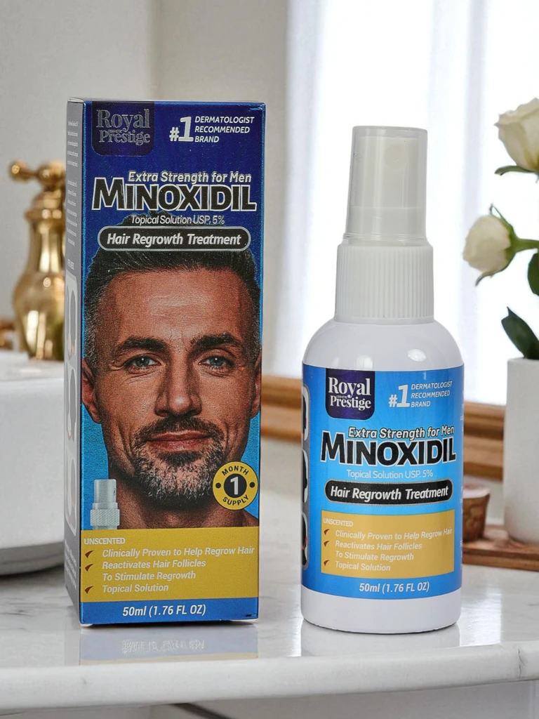 Minoxidil Leonidas Forza – Sprej na podporu růstu vlasů, 50 ml, síla pro každého