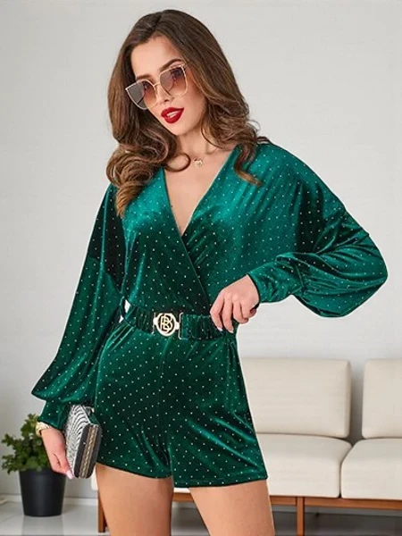 Royalfashion Dámský overal s kamínky