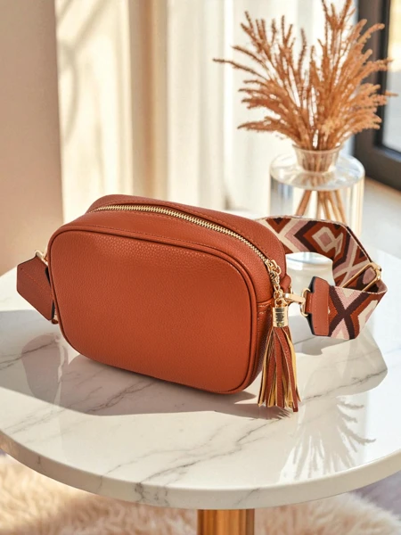 Royalfashion Malá dámská kabelka z eko kůže s barevným popruhem Kovi Lace