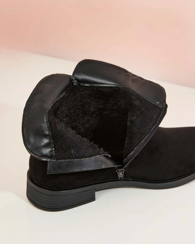 Royalfashion Dámské semišové kozačky Dovilla eko