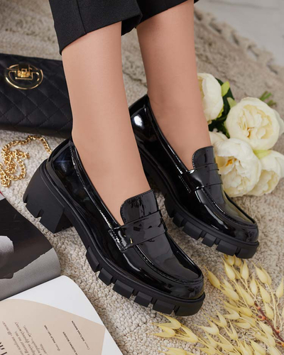 Royalfashion Dámské mokasíny na nízkém poštěváčku Denebel