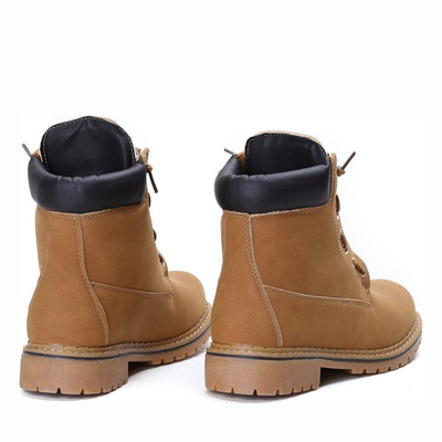 Martina hnědé izolované turistické boty - obuv