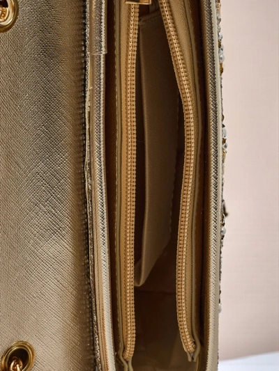 Zlatá kabelka Elegancia Fiori