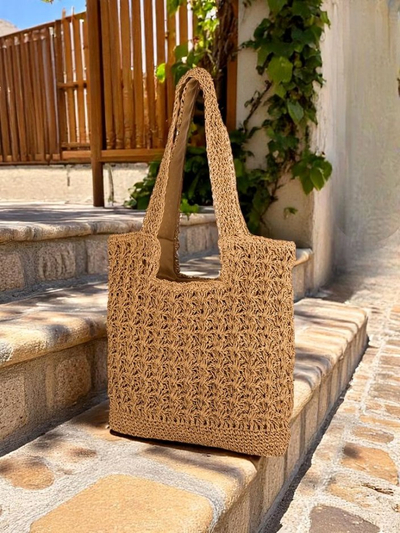 Royalfashion Велика жіноча сумка з соломи Sunny Straw