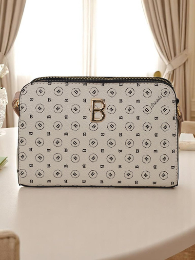 Royalfashion Malá kabelka z eko kůže s potiskem Viva Linea