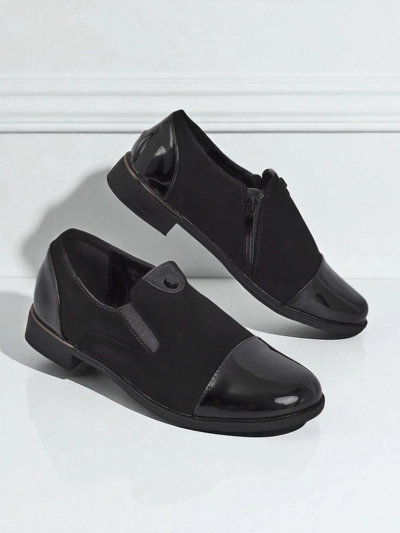 Aurelia Nero – elegantní dámské polobotky Royalfashion z matné kůže