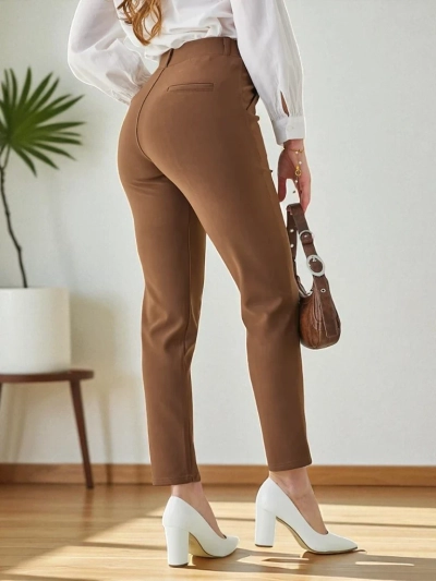 Royalfashion Dámské tregíny s dekorativními knoflíky