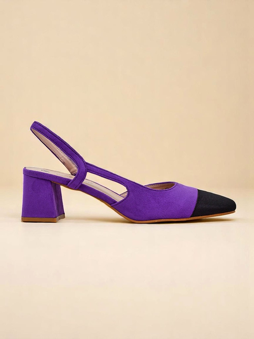 Royalfashion Жіночі туфлі-човники на низькому каблуці з декоративним носком Eleganzo