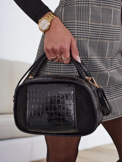 Маленька жіноча сумочка з еко шкіри лакованої Lunar Space