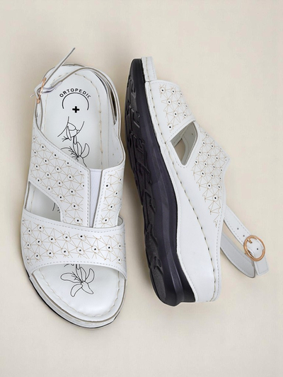 Royalfashion Dámské sandály s nízkým klínkem Comfort Chic