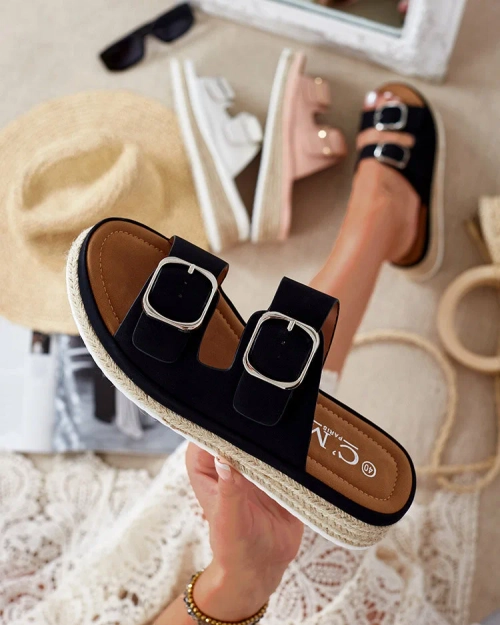 Royalfashion Жіночі шльопанці з пряжками Ossfo