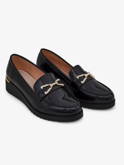 Royalfashion Жіночі мокасини на низькому підборі Leffo