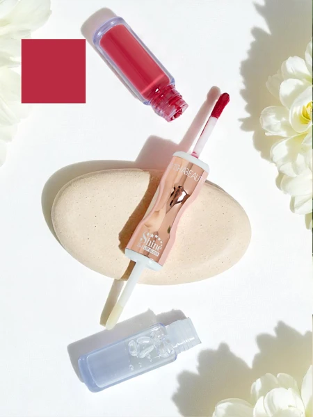 Rtěnka a čirý lesk na rty 2 v 1 Lady Bug