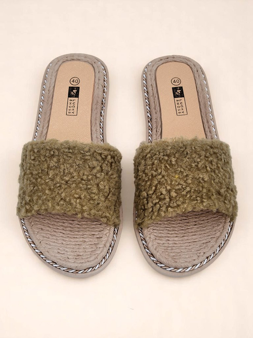 Royalfashion Жіночі шльопанці з кожушком Cozy Step