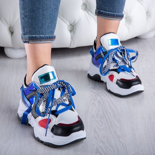 Спортивне потворне взуття з голографічними вставками Viridiana - Взуття