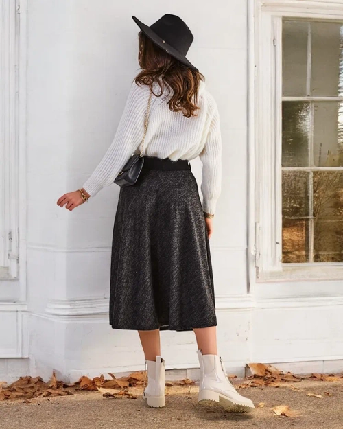 Спідниця міді в жіночому виконанні Royalfashion