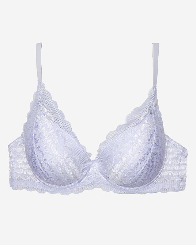 Bílá vyztužená dámská podprsenka s koksem - Spodní prádlo