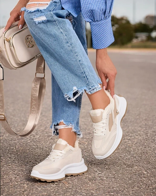 Royalfashion Жіночі утеплені кросівки Terib