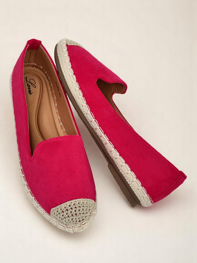 Royalfashion Dámské espadrilky z eko semiše Bombei