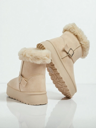 Royalfashion Krátké boty a'la sněhule dámské Myrelle