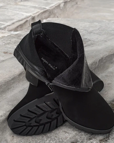 Dámské kotníkové boty Royalfashion na sloupku Axoll