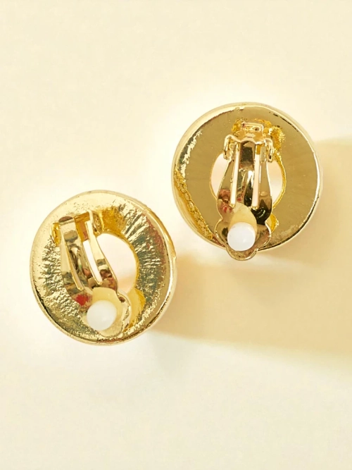 Royalfashion Жіночі сережки-кліпси з перлами Aurelia Perla