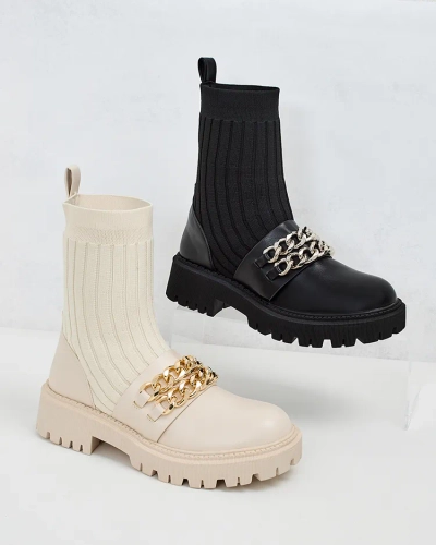 Royalfashion Елегантні жіночі черевики з орнаментом Olluf