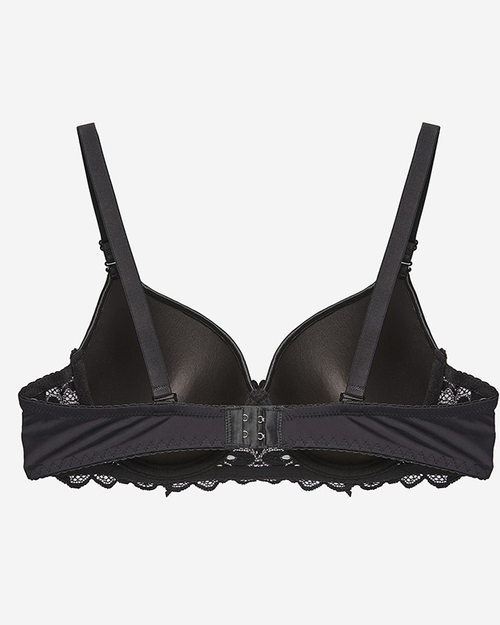 Жіночий мереживний бюстгальтер чорного кольору - Нижня білизна