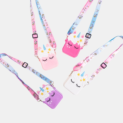 Světle růžová taška Unicorn s jednorožcem - Kabelky