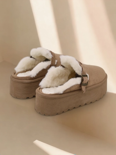 Dámské sněžné boty Royalfashion bez podpatků ve stylu sněžných bot Poctes