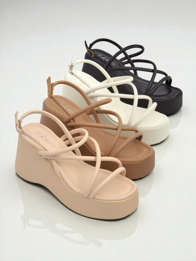 Royalfashion Dámské sandály na klínku Skyline Straps