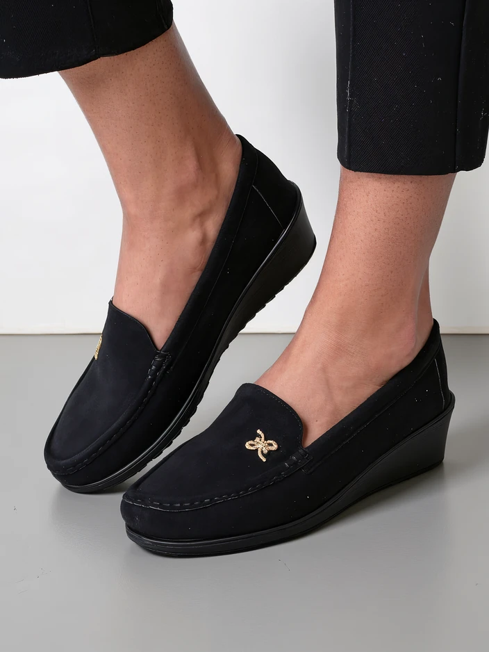 Royalfashion Dámské mokasíny na nízkém podpatku Lomman