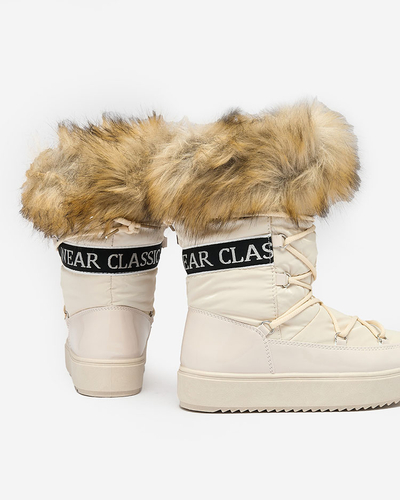 Royalfashion nazouvací boty a'la snow boots for women GMILLO
