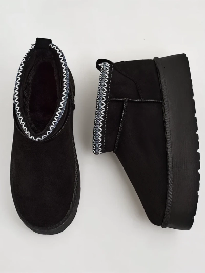Royalfashion Dámské krátké boty a'la snow boots Xoalla