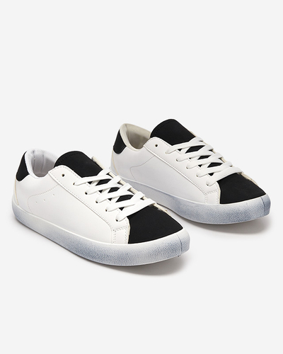Bílé a černé sportovní tenisky pro ženy Asufi- Footwear