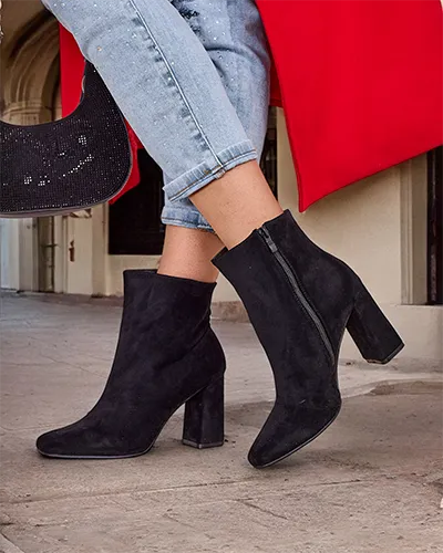 Royalfashion Eco-suede dámské kotníkové boty na půstu Emoro