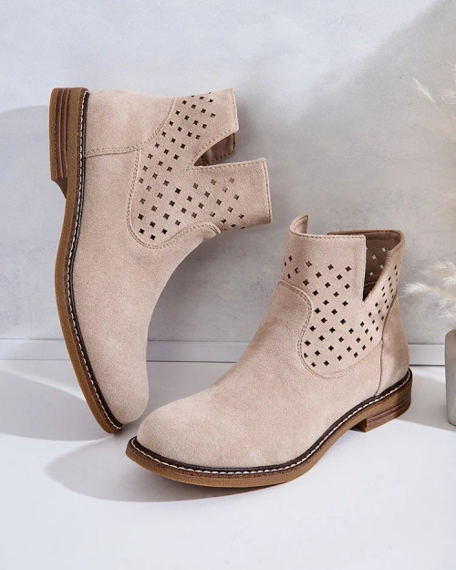 Royalfashion Світло-коричневі жіночі черевики Rito