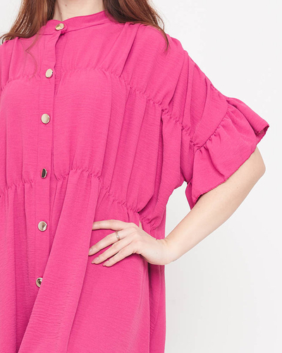 Рожева жіноча сукня довжиною до колін