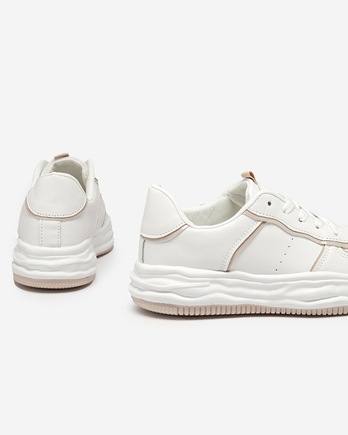 Бежеві жіночі кросівки з вставками Pinero