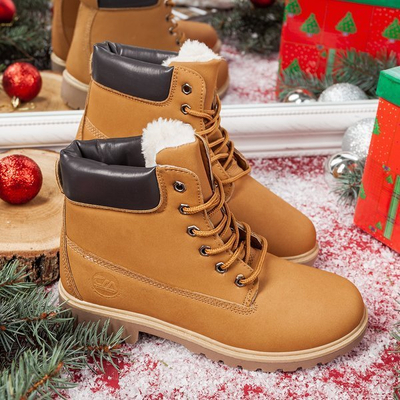 Коричневі черевики з утепленням Polar Bear - Взуття