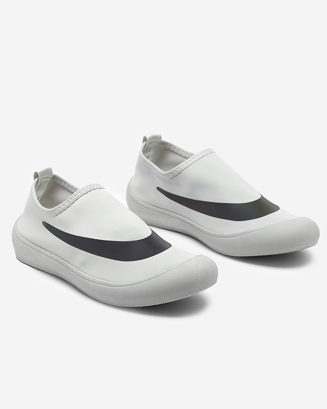 Šedá, nazouvací dámská sportovní obuv Tenisky Lerick - Obuv