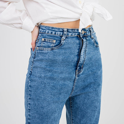 Dámské džínové boyfriend jeans - Oblečení