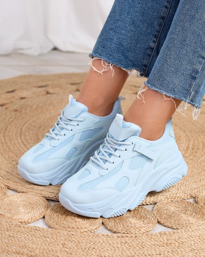 Royalfashion Dámské sportovní tenisky v modré barvě Sutteff