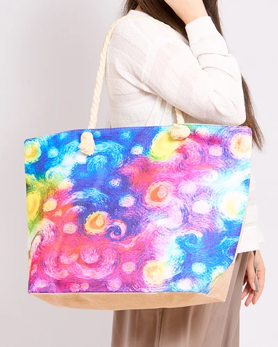 Royalfashion Велика сумка з тканини з принтом