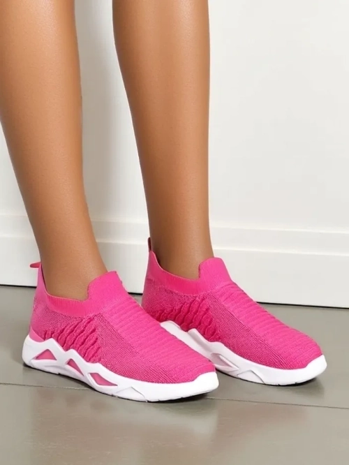 Royalfashion Жіночі снікери без шнурівки з стразами Elavises