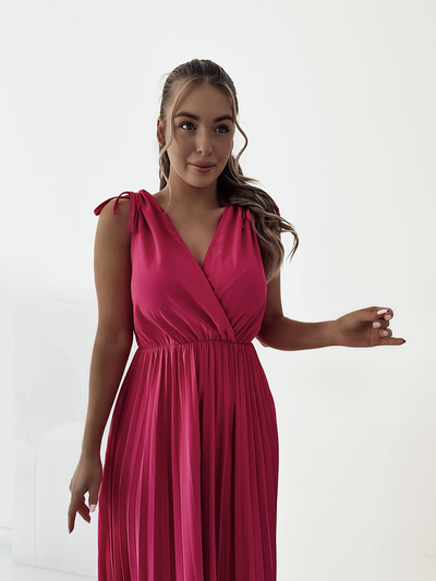 Жіноча плісирована сукня міді Royalfashion