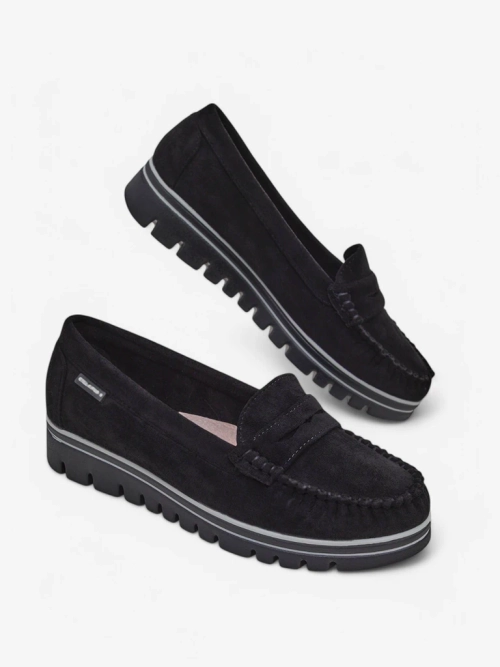 Sabella Чорні Мокасини з Екошкіри