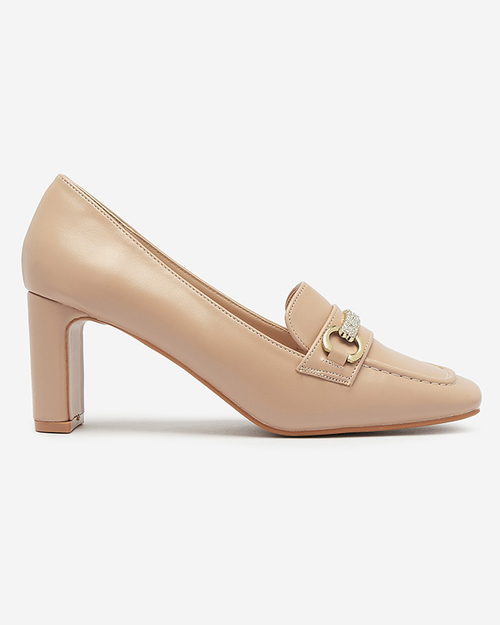 Світло-коричневі жіночі туфлі-мокасини Kolalic- Footwear