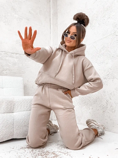 Royalfashion Bavlněná dámská mikinová souprava