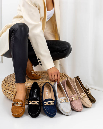 Екозамшеві чорні мокасини Viatu